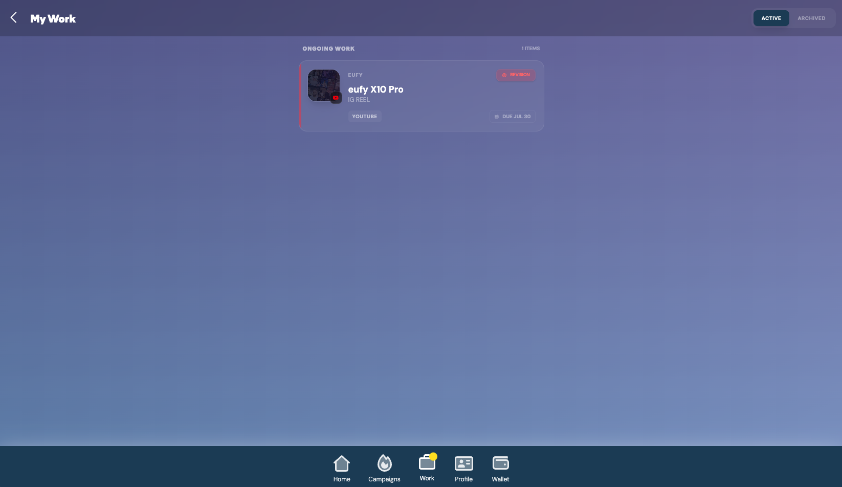 Fast Workflow interface preview